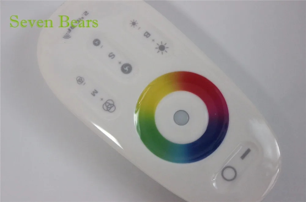 DC12-24A RGBW led controller 2.4G touch screen RF remote control for led stript,1set/lot