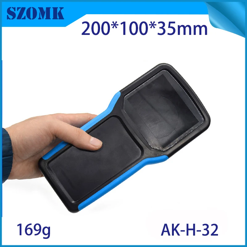 1Piece AK-H-32 plastic electronics abs enclosure szomk handheld electronic box manufacturers AAA battery holder case for pcb