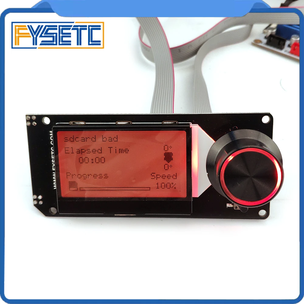 Typ A MINI12864 ekran LCD mini 12864 v2.1 wyświetlacz podświetlenie RGB czarny wsparcie Marlin DIY dla SKR z kartą SD części drukarki 3D