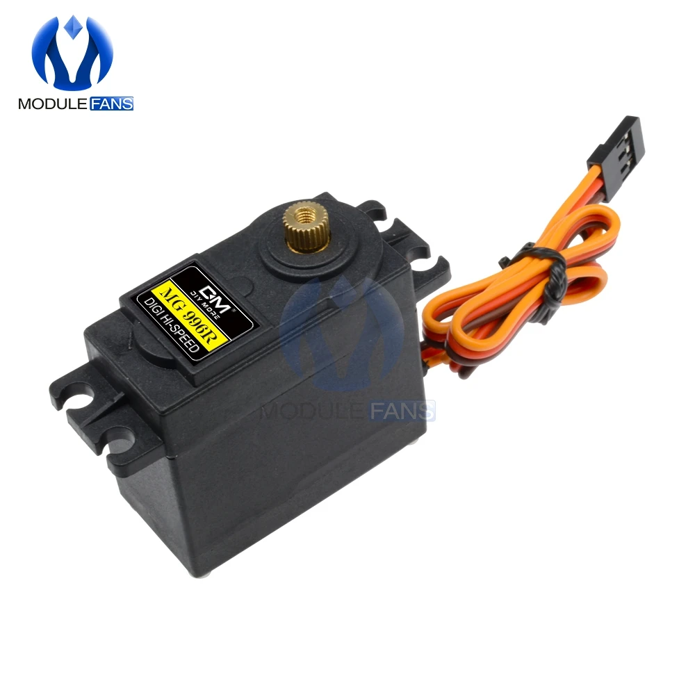 MG996 MG-996R Metallgetriebe Digital RC Servomotor Hohes Drehmoment Hubschrauber Boot Auto Drehmoment RC AUTO – Detail 9