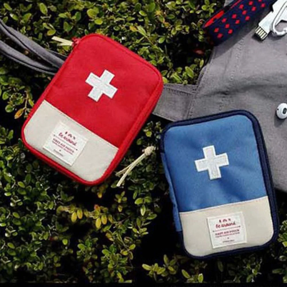 Bolsa de almacenamiento portátil para primeros auxilios, organizador de supervivencia para píldoras al aire libre, paquete de Kits de emergencia, accesorios de viaje