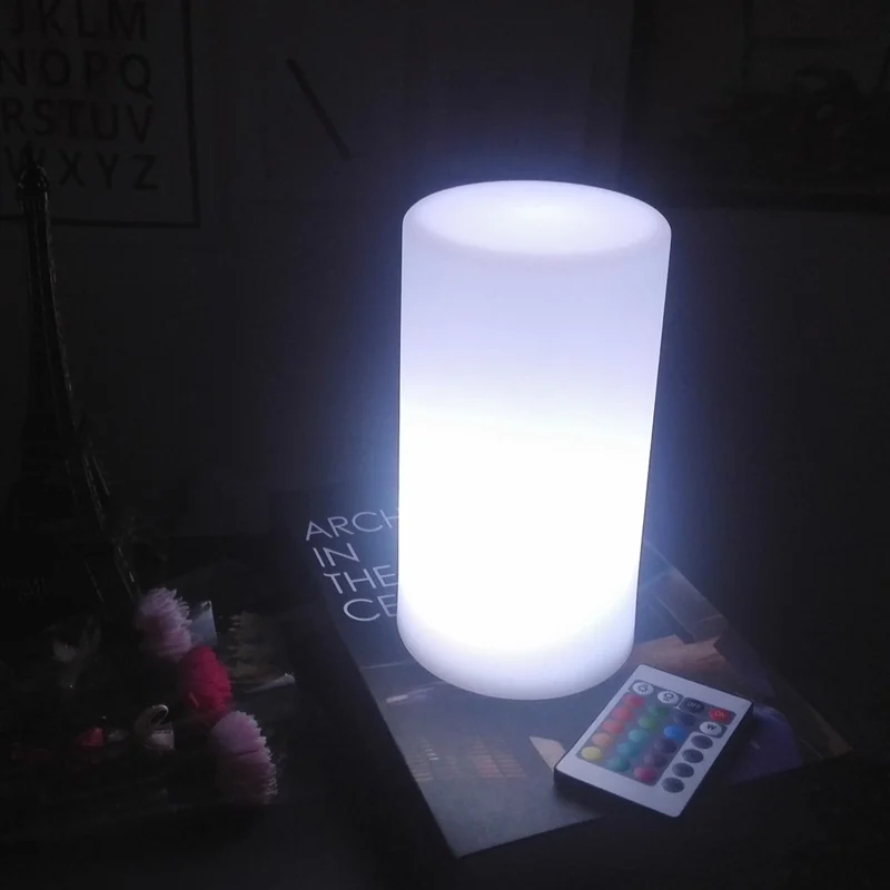 Creative Led Table Lights Bar Coffee Shop Simple Cylinder Pipe Lights Kitchen Dining Room Shop Bar Counter Art Decor Table Lamp