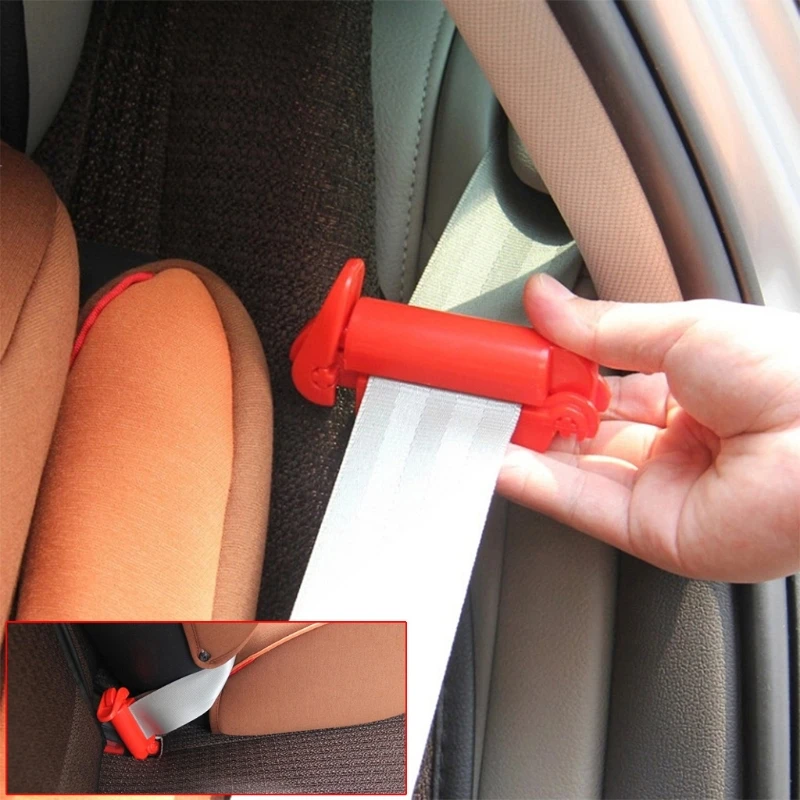 QILEJVS Baby Kid Car Seat Safety Belt Plastic Clip Buckle Toddler Safe Strap Fixed Lock