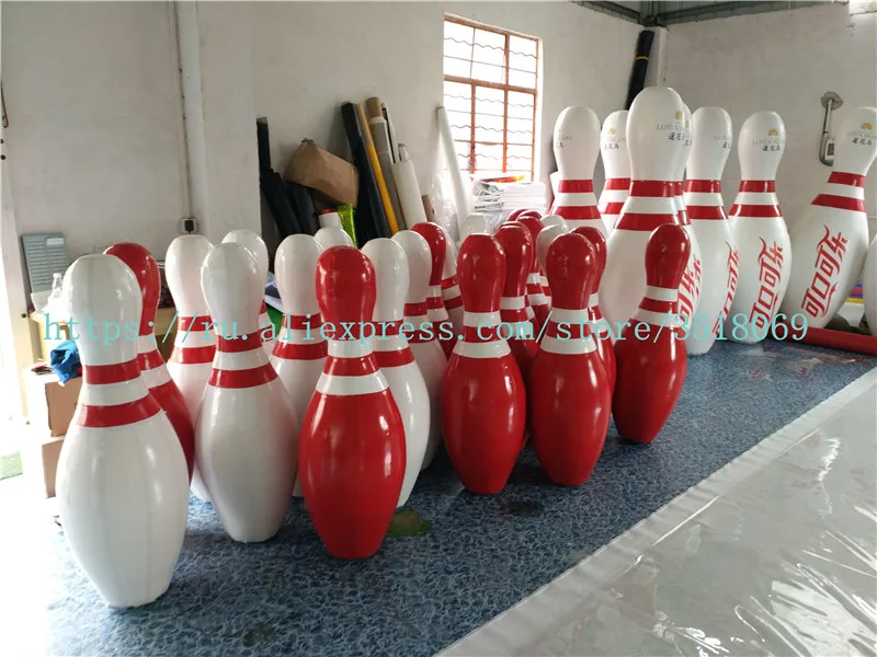 Sale of large PVC inflatable bowling balls, bowling models, for outdoor sports and entertainment