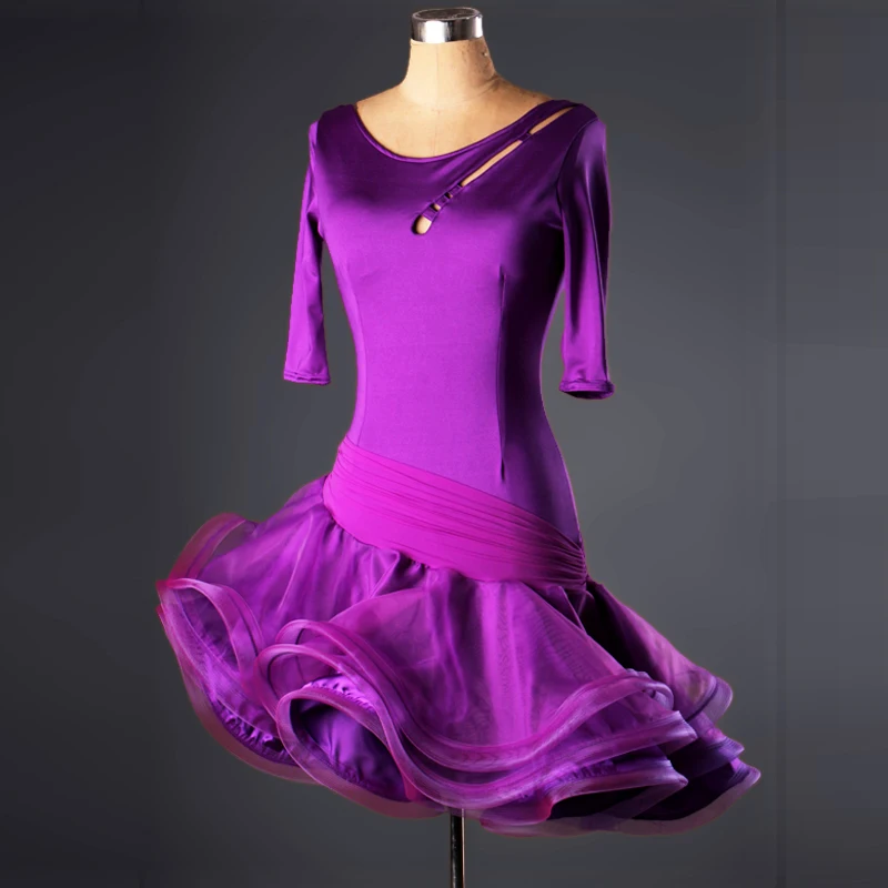 New Adult/Children Latin Dance Dress Women Girls/Lady Cha Cha/Rumba/Samba/Tango/Ballroom Dance Skirt Vestido De Baile Latino