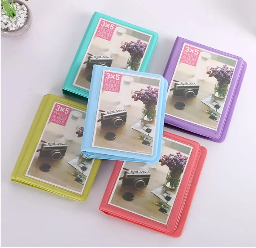 Photo Album 32 Pockets 5 Inch Mini Photo Album Film Storage Book for Fujifilm Instax Wide 300, Wide 210, Wide 200 Photos