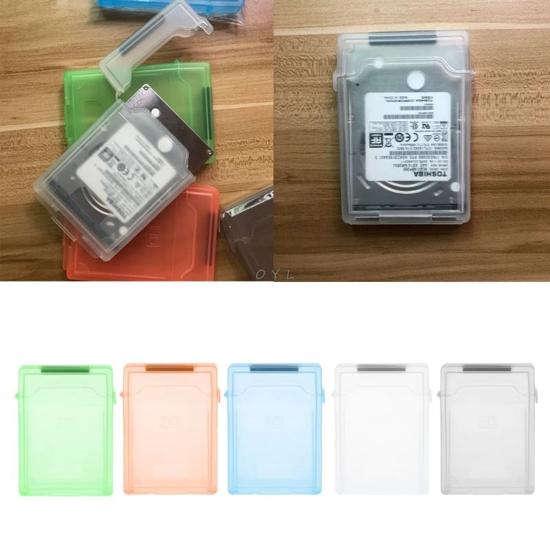 2.5 inch IDE SATA HDD Hard Disk Drive Protection Storage Box Protective Cover Hard Drive Protective Case Cover Game Accessories