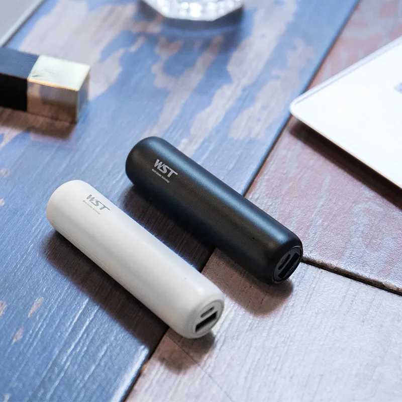 WST 3350mAh ミニ電源銀行 USB ポート付き iPhone サムスン Xiaomi 外部バッテリーポータブル電話充電器急速充電