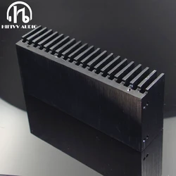 DIY Aluminum Radiator Heatsink Grille Shape Heat Sink Chip 155*67*40mm IC Power Transistor