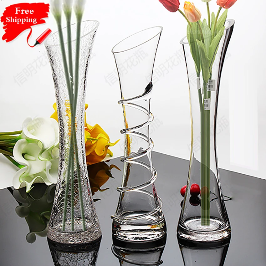 

Transparent Glass Hydroponic Vase, Modern Fashion, Dining Table, Office Table, Small, Home Decor