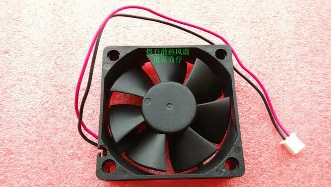 

Original RUILIAN SCIENCE 60*60*15 RDH6015B1 DC12V 0.17A 2 wire double ball 6CM cooling fan