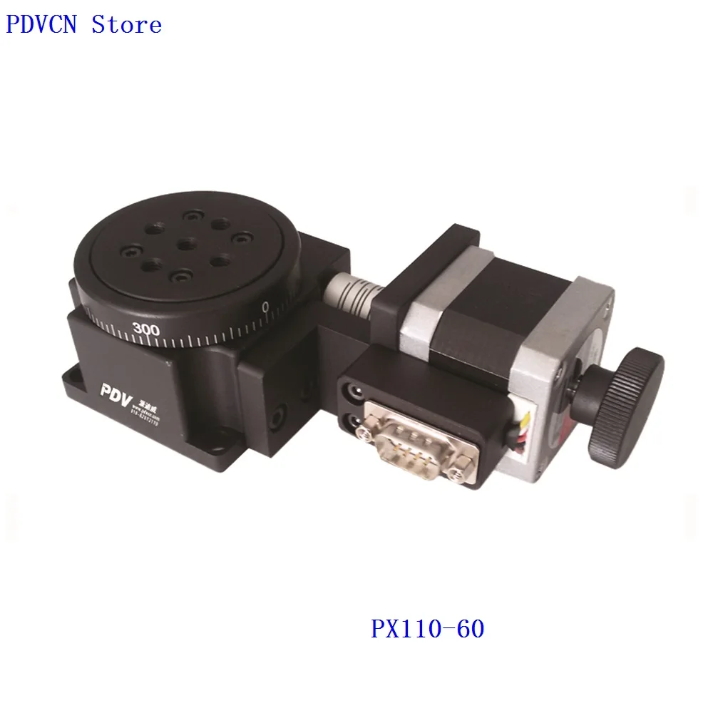 PDV NEW PX110-60 Motorized Rotary  Stage,    Optical Rotating Platform, High Percision Linear   Rotation