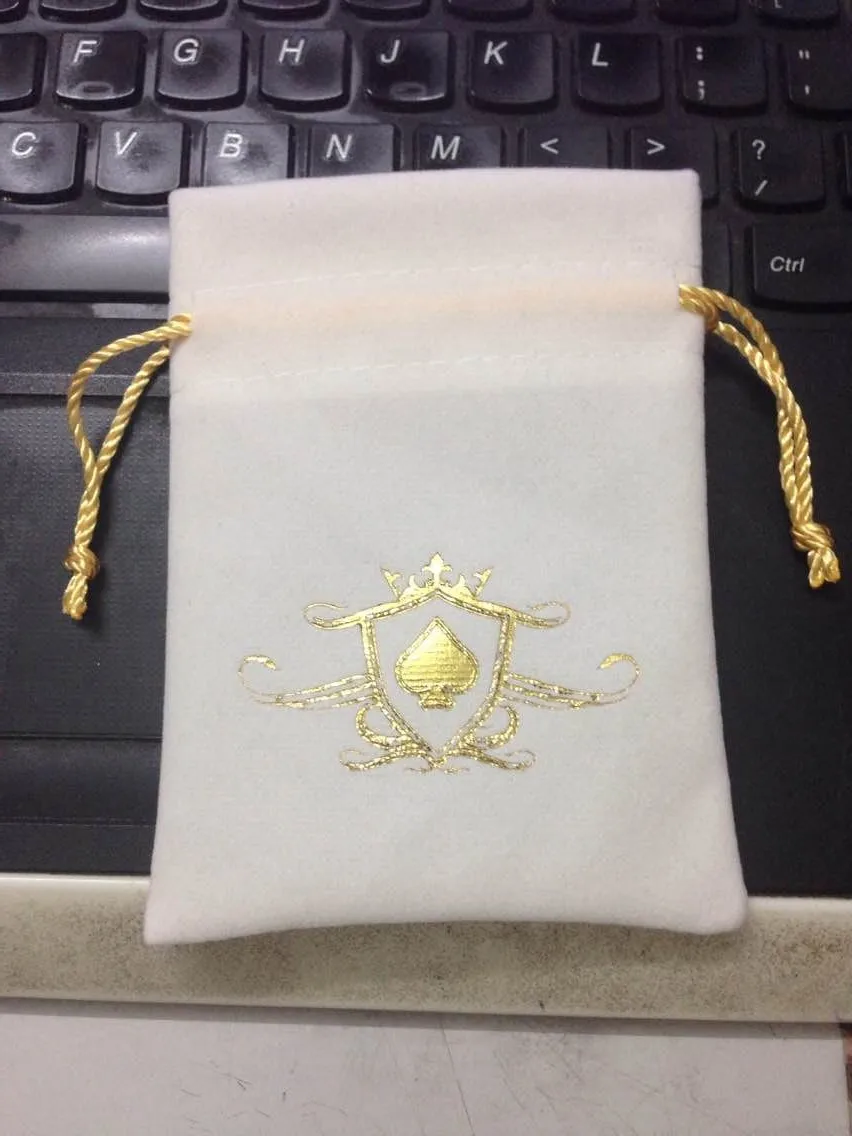 

100pcs cheap velvet drawstring bags custom 7*9cm jewelry bags wholesale for jewelry with 1 color printing and free shipping