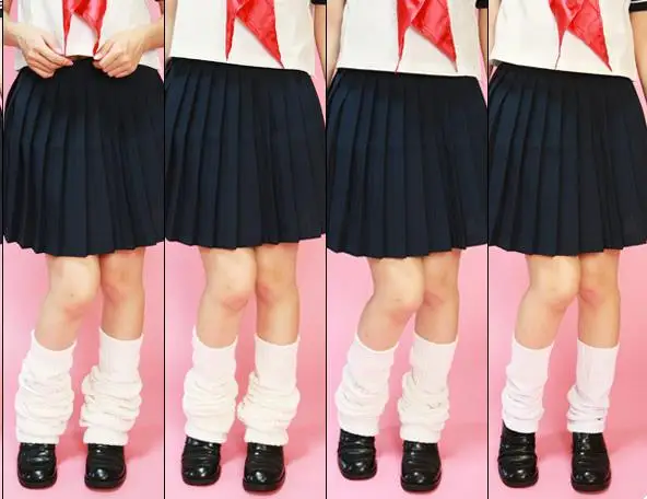 日本とある科学の超電磁砲 コスプレ 高校生女性 ゆったりソックス 制服 コスプレアクセサリー レッグウォーマー