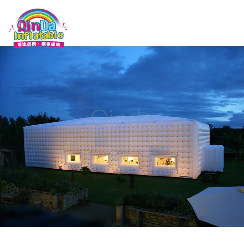 Professional Custom Large Inflatable Party Tent, Inflatable Cube Camping Tent