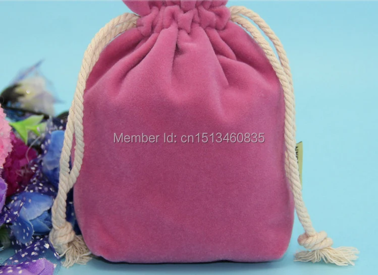 

100pcs/lot CBRL small velvet jewelry pouch velvet gift pouch velvet drawstring pouch bag custom logo accessories bag