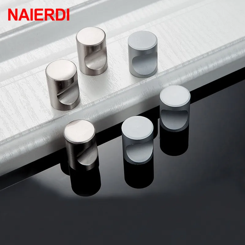 

NAIERDI 10PCS Single Hole Cupboard Handles Knobs Zinc Alloy Cabinet Knobs Door Accessories Drawer Furniture Cabinet Handle