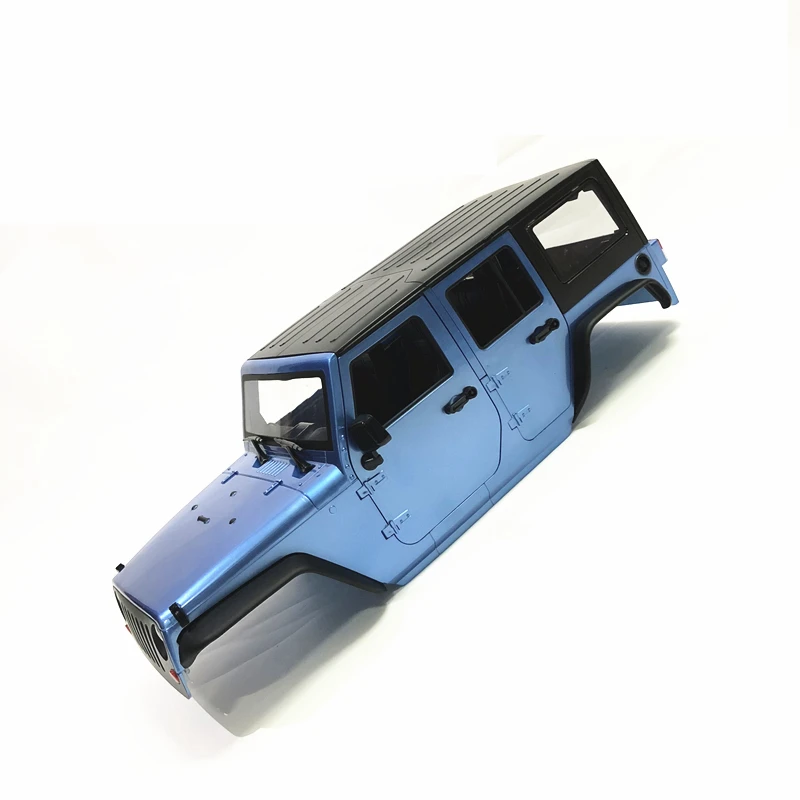 Unassembled 12.3inch 313mm Wheelbase  jeep  Wrangle  Body Car Shell for 1/10 RC Crawler Axial SCX10 & SCX10 II 90046 90047