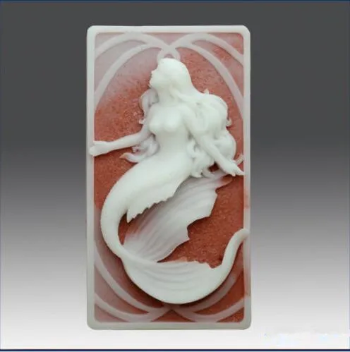 

3D Silicone Soap/candle Mold - Girl Mold Mermaid Silicone Soap Mold Moulds Soaps Mould Handmade Soap Making Mermaids Aroma Stone