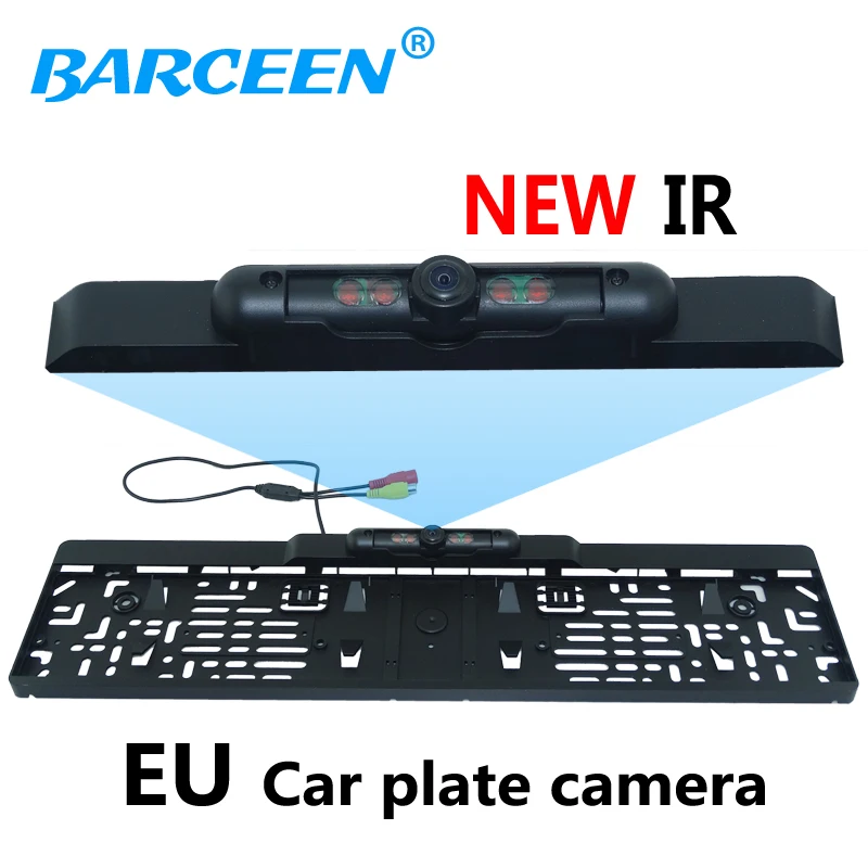 

Rearview Camera CCD HD car reverse camera European License Plate Camera car parking rear view camera For European cars