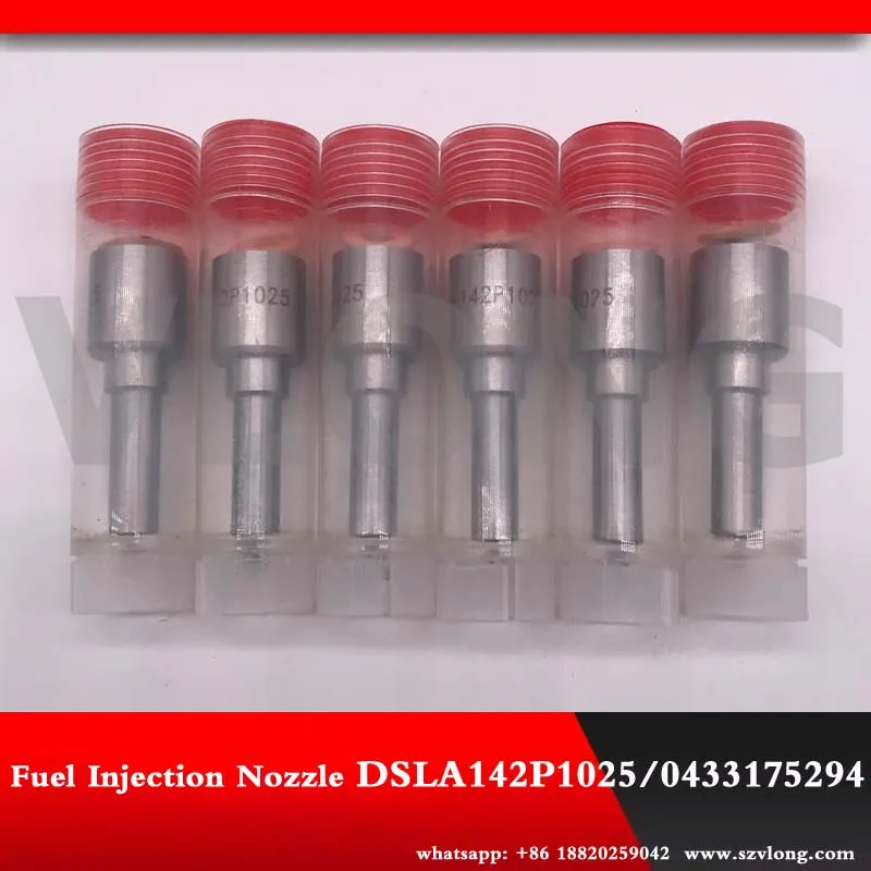 6PCS Diesel New Fuel Injector Atomizer Mist Projector Thrower Atomization Sprayer Nozzle DSLA142P1025 DSLA 142 P1025 0433175294