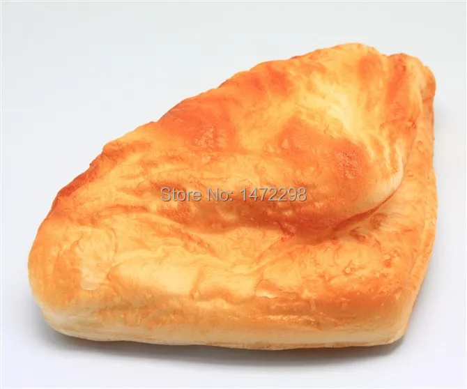 2 x Hot Lifelike Fake Toast Bread Garnish Artificial Fruit Faux  Bun Food Decor Kitchen free shipping