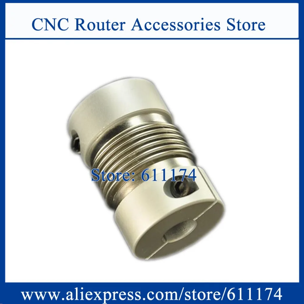 

Metal bellows coupling D20mm zero backlash flexible coupling motor shaft high precision coupling inner bore 5mm to 12mm