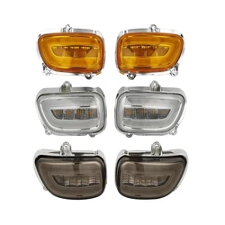 Motorcycle Front LED Turn Signals Blinker For Honda Goldwing GL1800 GL 1800 2001-2017 F6B 2013-2017