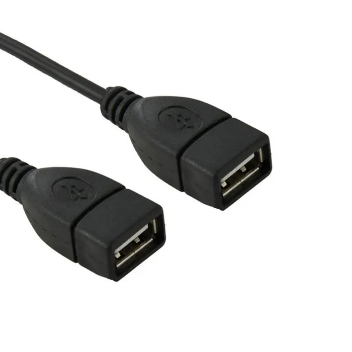 0.5 متر 10 دبوس اللوحة الأم أنثى رأس إلى المزدوج USB 2.0 شاحن أنثي كابل 50 سنتيمتر أداة إصلاح الكمبيوتر للإلكترونيات