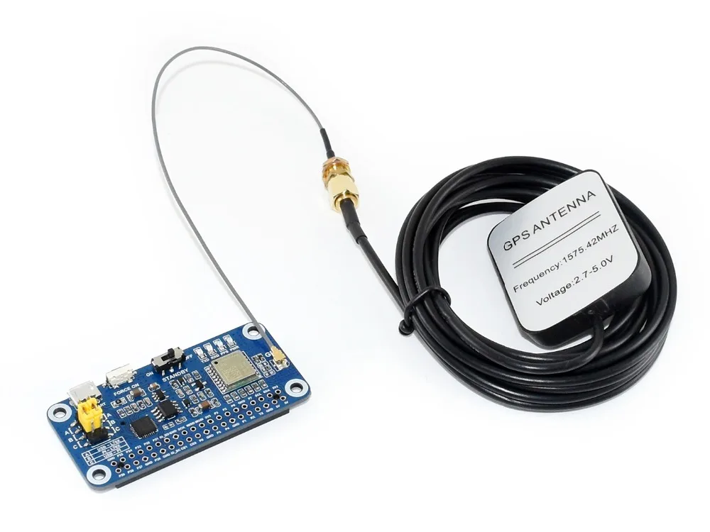 

Waveshare L76X GPS HAT Multi-GNSS HAT for Raspberry Pi Supports GPS BDS and QZSS