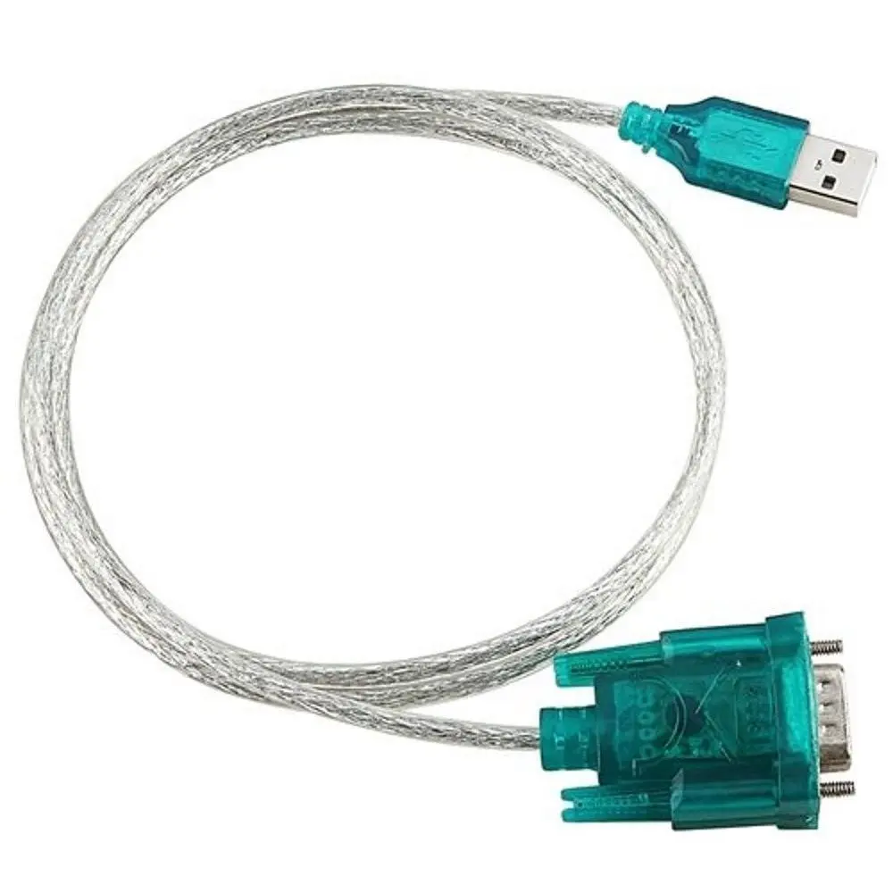 High Quality USB 2.0 to Serial RS-232 DB9 9Pin Adapter Converter Cable Length 0.8M USB TO RS232 SUPPORT WIN10