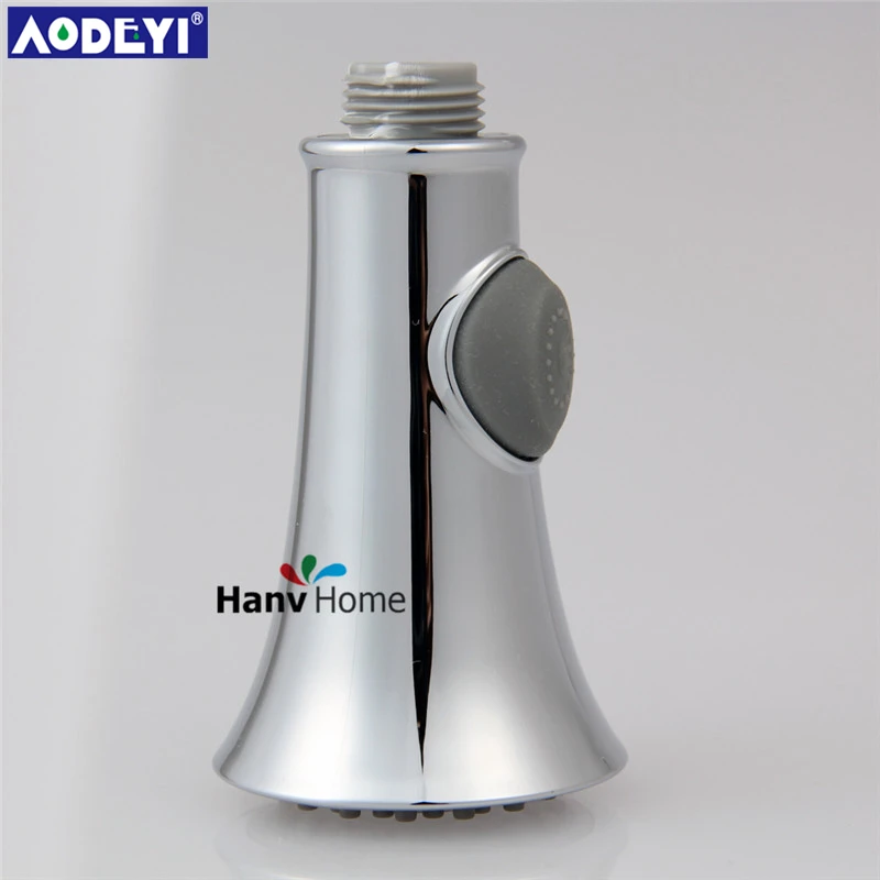 ABS Brushed Nickel  Kitchen Faucet  Sink Sprayer  Pull Out Nozzle  Pull Out Spray Kitchen Faucet Replacement Shower Spray Head