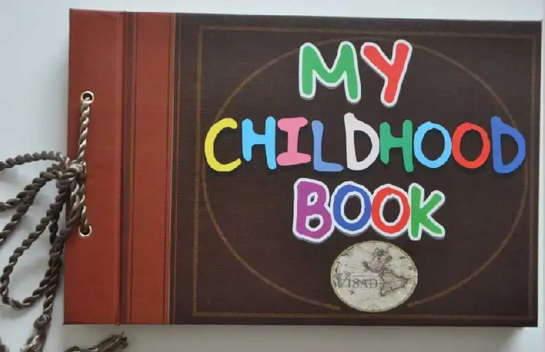 DIY Children My childhood photo album pixar up film adventure book Loose-leaf photo album