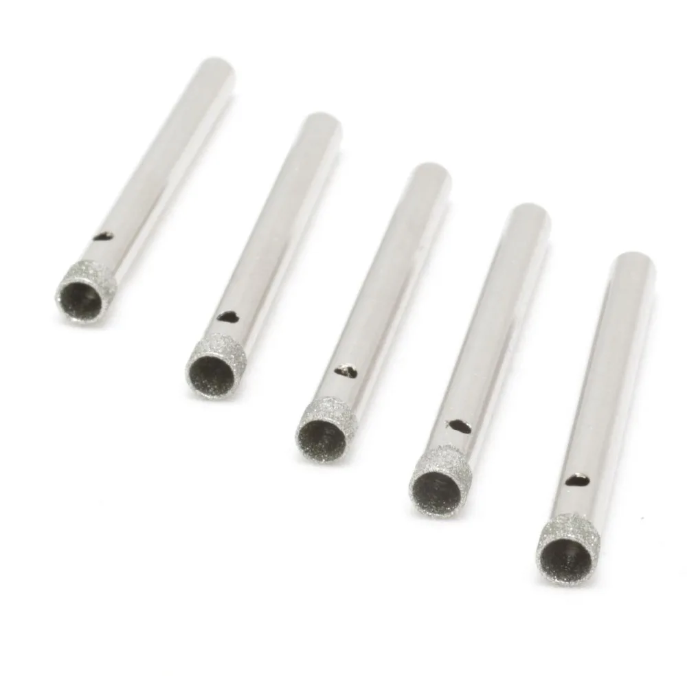 10 แพ็ค 7/32 "นิ้ว Diamond Hole Saw เจาะชุด Bit ผนังบาง, กระเบื้องแก้วรู Bits ชุด, Hollow Core เจาะบิต 5.5 มม. ILOVETOOL