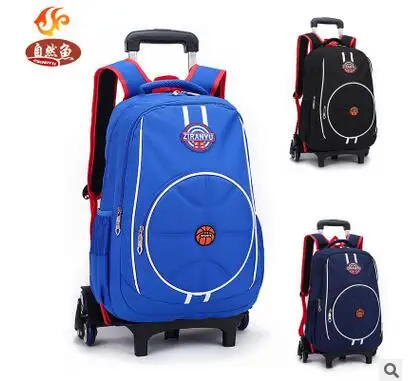 kids School rolling Bags On wheels Trolley backpacks wheeled backpacks kid School Rolling backpack for boys Children school bag