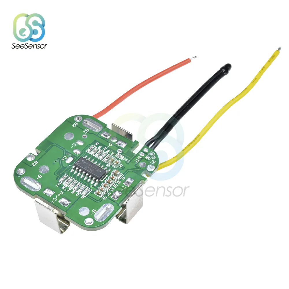 14.8V 18650 Li-ion Lithium Battery Charging Board Charger Module 4 Strings Battery Cell Charging BMS