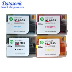 Dat full ink with chip for HP 950 XL 951 refill ink cartridge for Hp 8100 8600 8610 8620 8630 8640 8660 8615 8625 251dw 276dw