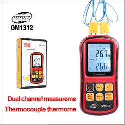 BENETECH Termometro Digitale Laser Esterno Hanheld Temperaure Sensore di Regolatore di Temperatura Tester del Tester GM1312 Termometri