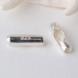 Solid 925 sterling silver Ball Chain Connector Clasp