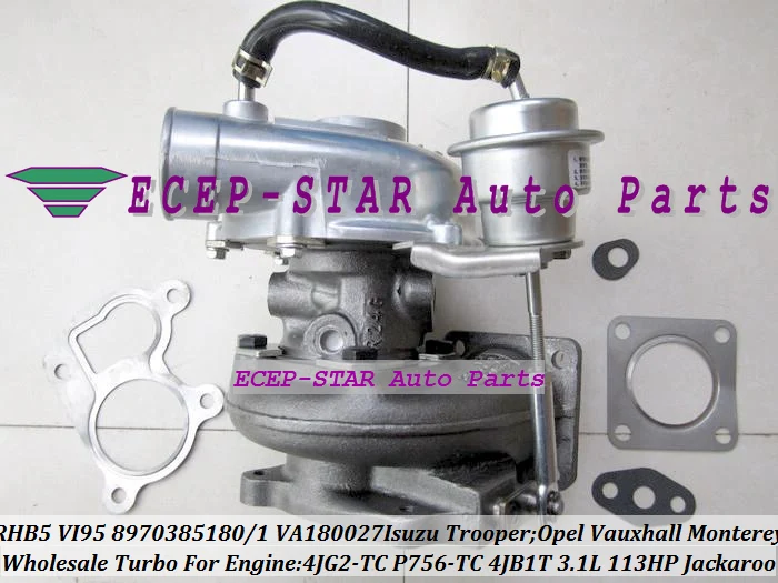 RHB5 8970385180 VI95 8971480750 8970863431 8971480762 8971228842 Turbo For ISUZU Trooper Rodeo JackarooMonterey 4JG2T 4JB1T 3.1L