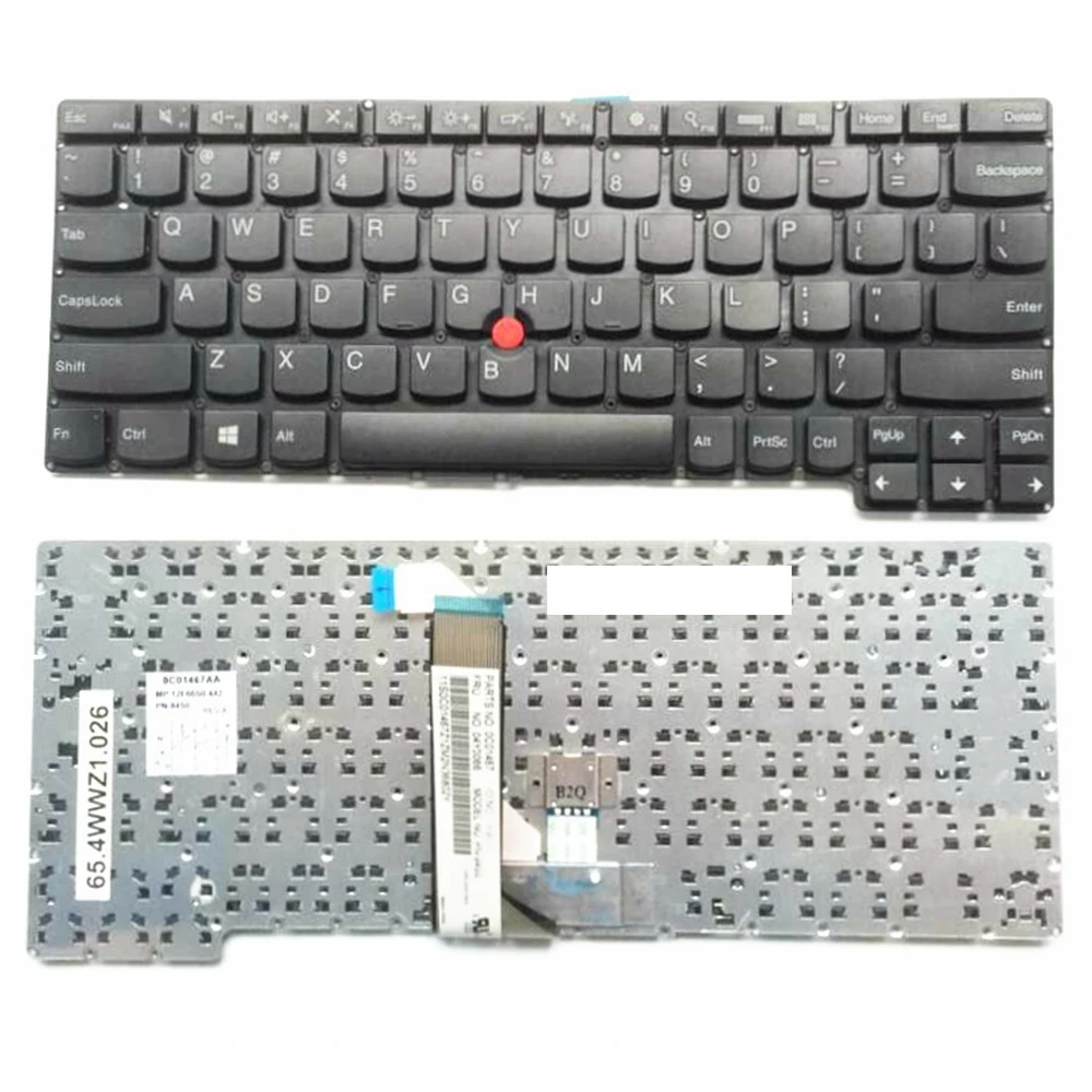 

US Black New English Replace laptop keyboard For Lenovo for ThinkPad X1 Helix 04Y0077 With pointing sticks