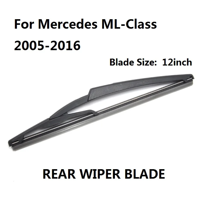 Rear Wiper Blades For Mercedes ML-Class 2005-2016 Windshield Windscreen Silicone Rubber Auto Car Accessories