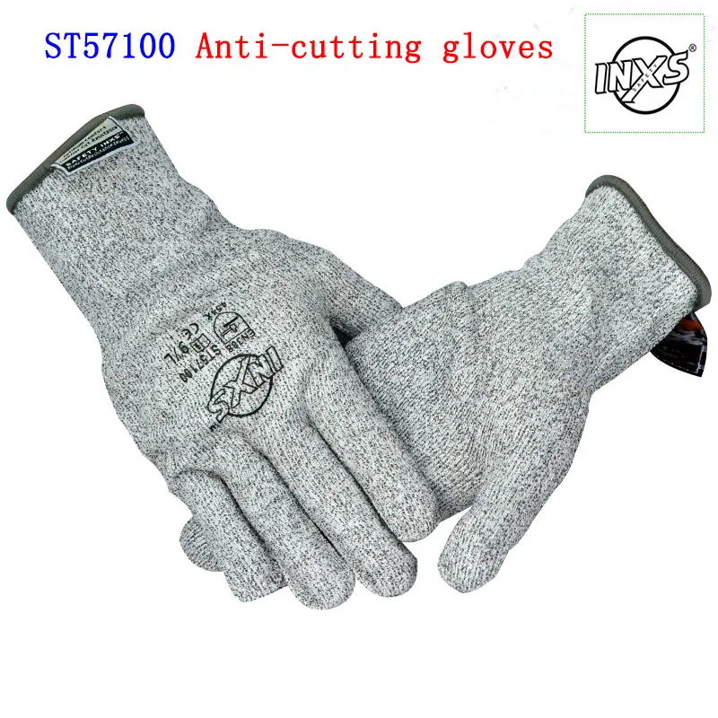 

SAFETY INXS anti cut gloves Hemp gray BladeX guantes Corte Big yards 3 fiber knitting industrial security mechanics gloves