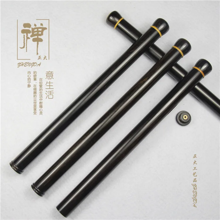 Zhengda purple ebony inlaid Tan boxwood screw long barrel sandalwood incense incense line a custom