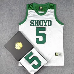 Anime Cosplay Costume Shoyo School No.5 Tooru Hanagata basket Jersey top School Sports basket Team Uniform