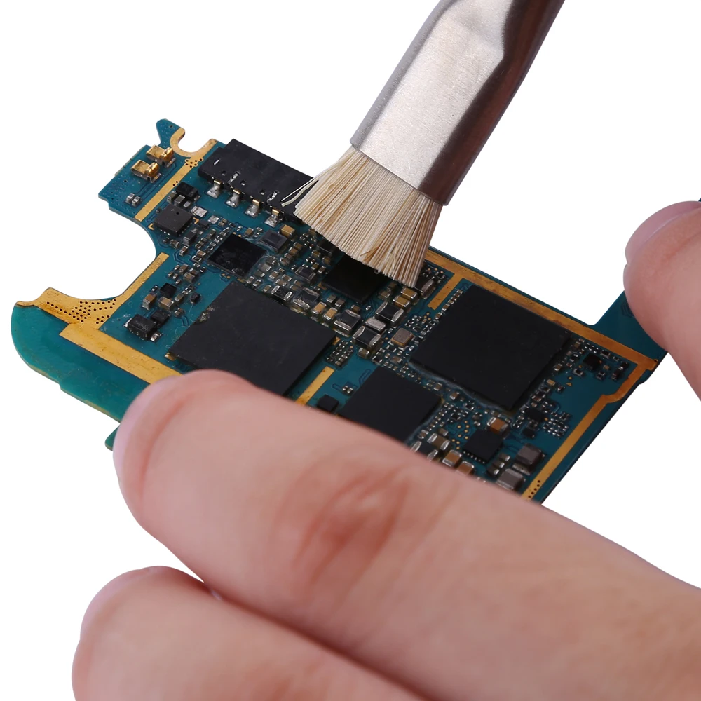 Chống Tĩnh Điện Bàn Chải Bo Mạch Chủ PCB Dụng Cụ Vệ Sinh Làm Sạch Điện Thoại Di Động ESD Bàn Chải Điện Tử BGA Làm Lại Công Cụ Sửa Chữa Outils