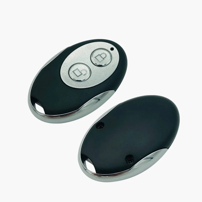 433mhz universal sem fio cópia de código fixo clonagem duplicado controle remoto para porta da garagem portas elétricas (2 peças)