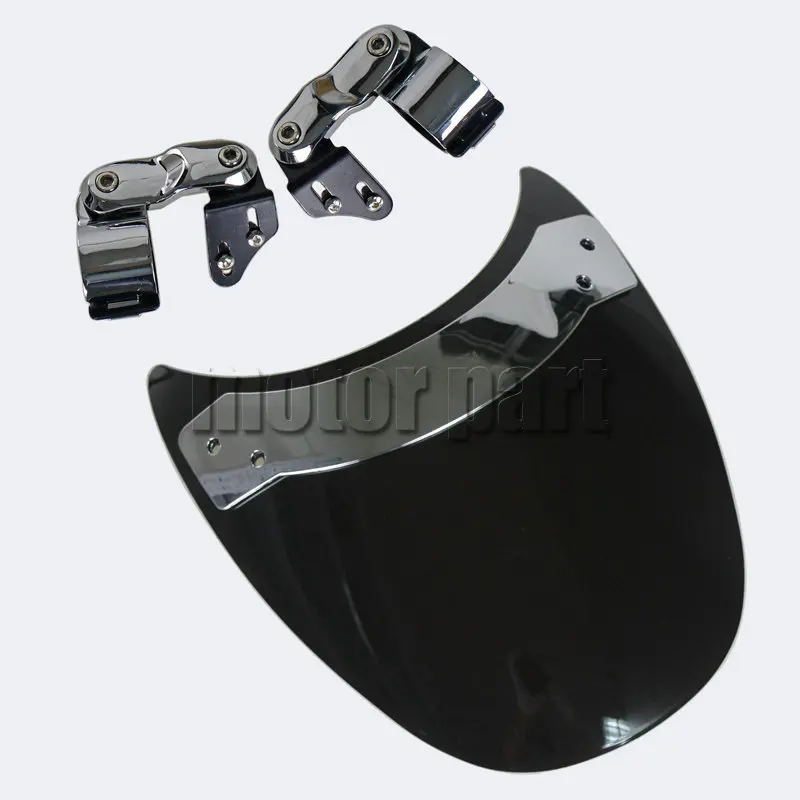 9'' Windscreen For Harley Davidson Sportster 883 1200 XL883 Dyna Super Glide Sport FXDXI Custom FXDC Low Rider FXDLI Windshield