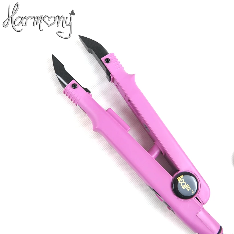 Black Pink new Fusion Hair Extension Iron Keratin Bonding Tool Adjustable Temperature Fusion Heat Connecto