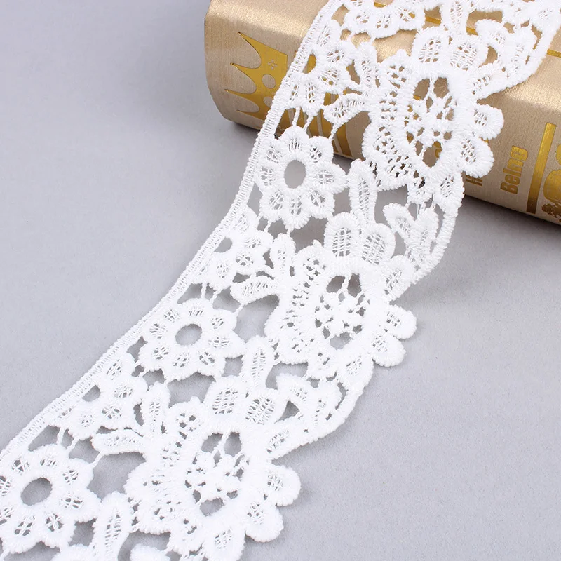 2cm 5yards/lot Tassel Lace Trims Fringe Ribbon Tape DIY Handmade Fabric Accessories Sewing Curtain Dress Edge Wrapping Wedding